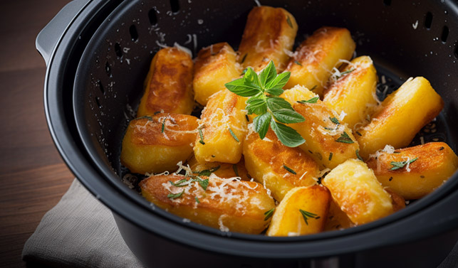 gnocchi con friggitrice